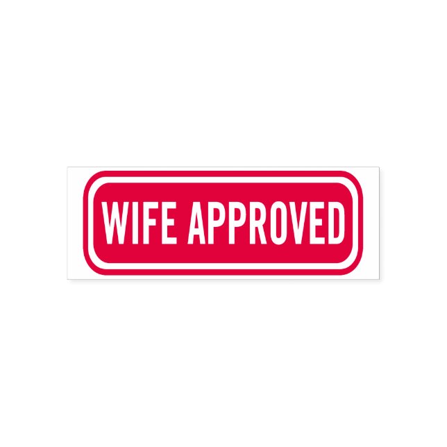 Sello de parejas aprobada por la esposa (Diseño)