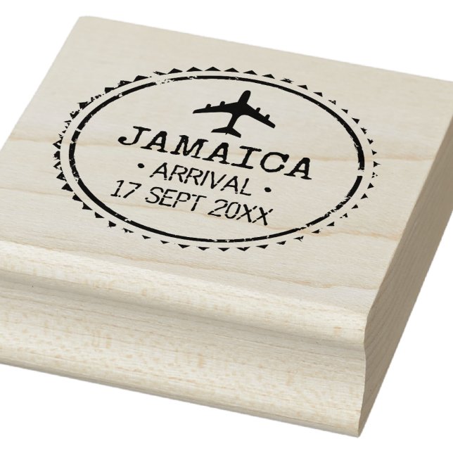Sello de pasaporte boda de destino Jamaica (Passport Stamp Jamaica Destination Wedding
)