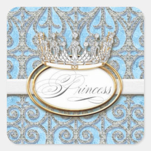 Sello de Pegatina de la Corona de la Princesa Real