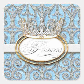Sello de Pegatina de la Corona de la Princesa Real