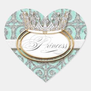 Sello de Pegatina de la Corona de la Princesa Real