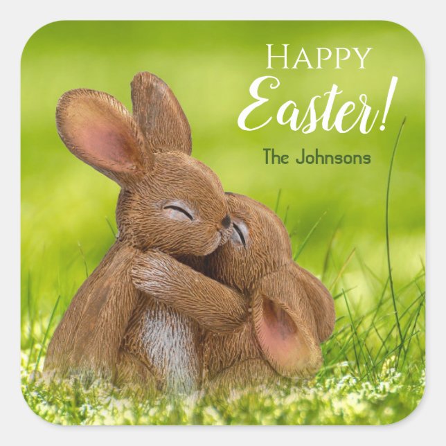 Sello de Pegatina de Pascua Personalizado de los c (Anverso)