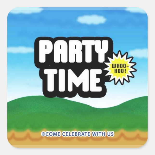 Sello de Pegatina de sobre de invitación al menú d (Anverso)