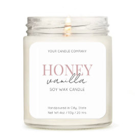 Sello de Pegatina de Velas Cosméticas minimalistas