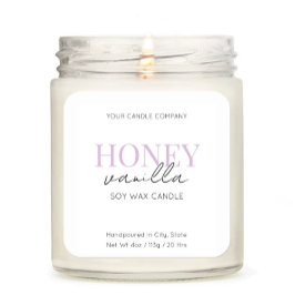 Sello de Pegatina de Velas Cosméticas minimalistas