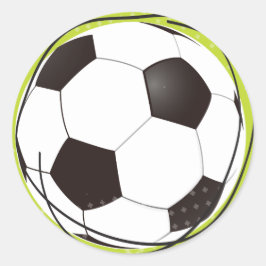 Sello de Pegatina decorativo de FÚTBOL retro