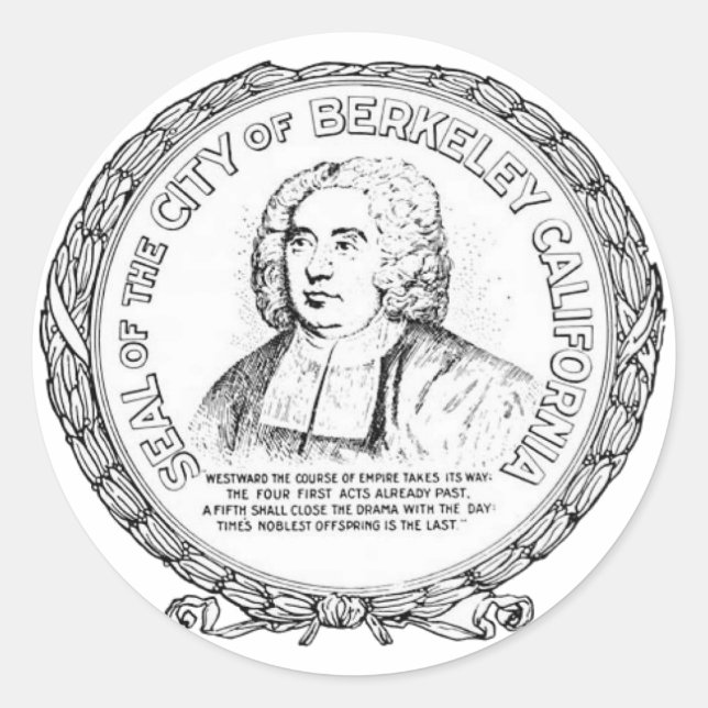 Sello de Pegatinas de la Ronda Berkeley (Anverso)