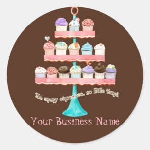 Sello de Pegatinas de negocios personalizado Cupak