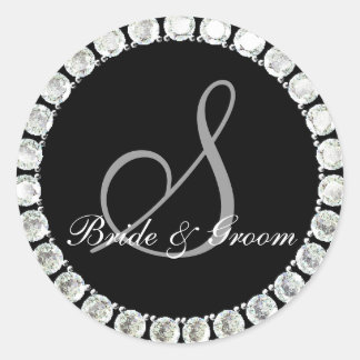 Sello de personalizable de Diamond Monograma S