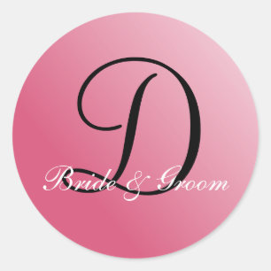Sello de personalizable Monograma D