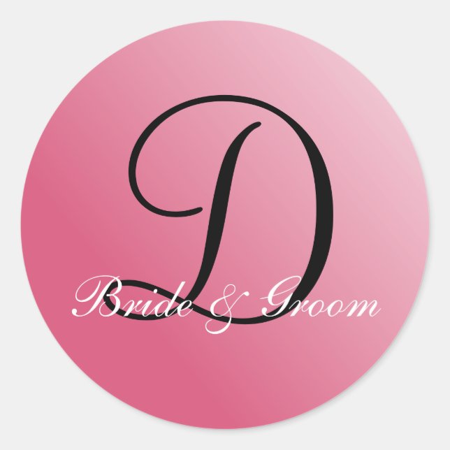 Sello de personalizable Monograma D (Anverso)