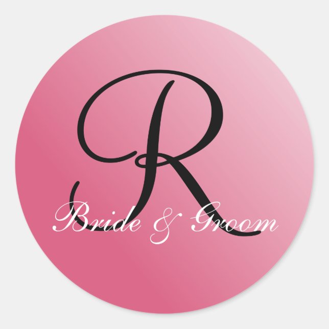 Sello de personalizable Monograma R (Anverso)