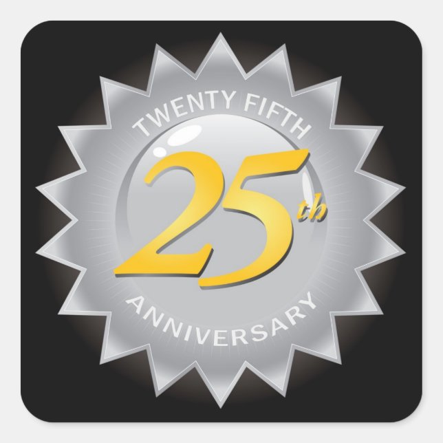 Sello de plata en 25 años (Anverso)