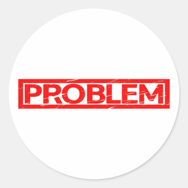 Sello de problema (Anverso)