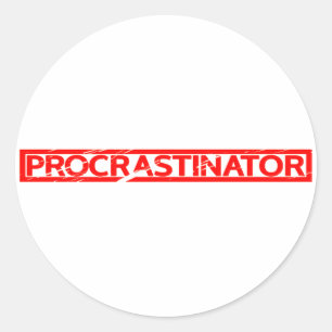 Sello de Procrastinador