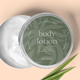 Sello de producto elegante Sage Green Lotion Jar R