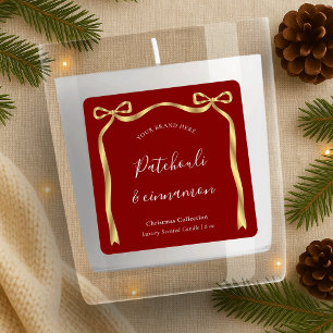 Sello de producto para Navidades elegantes Cinta r