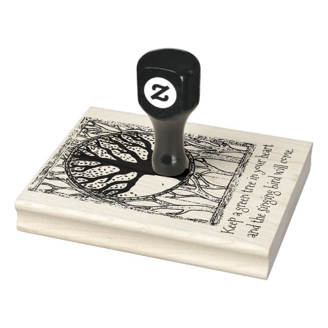 Sello de proverbio de árbol verde (Sello)