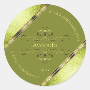 Sello de Purpurina de marcas de productos de oro v