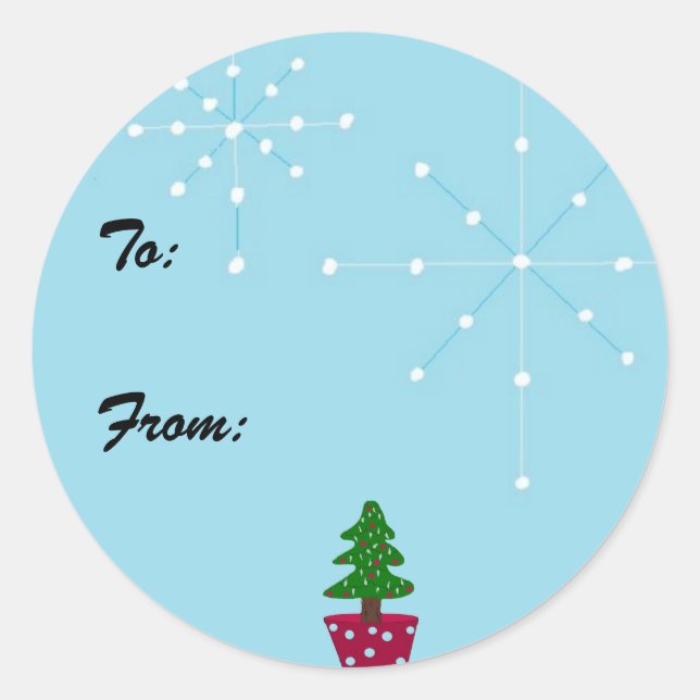 Sello de regalo de Navidad (Anverso)