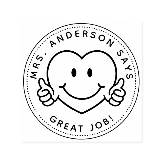 Sello de regalo de profesor personalizado a la esc (Diseño)