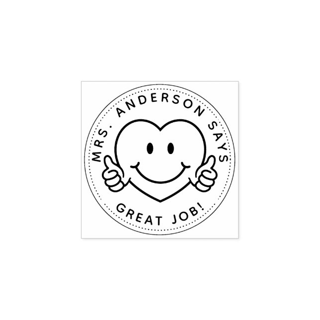 Sello de regalo de profesor personalizado a la esc (Impresión)