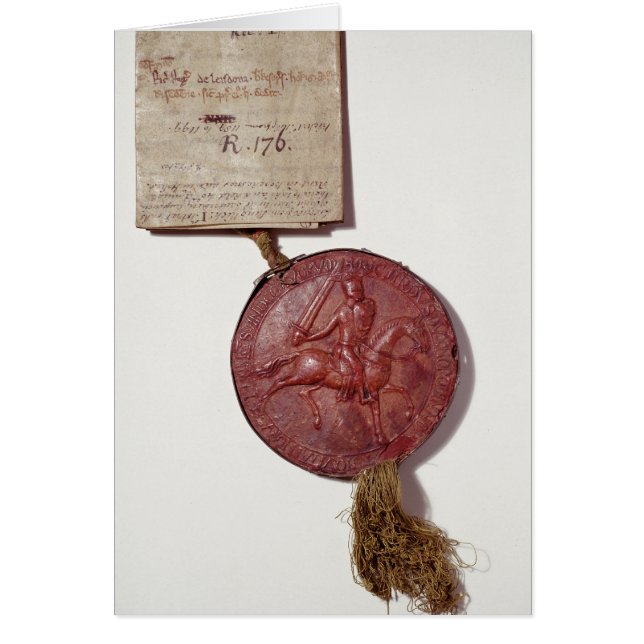 Sello de rey Richard I (Frente)