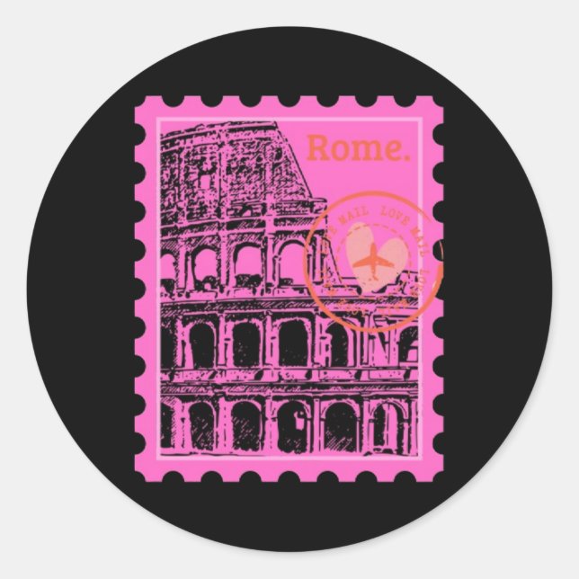 Sello de Roma Pegatina  (Anverso)