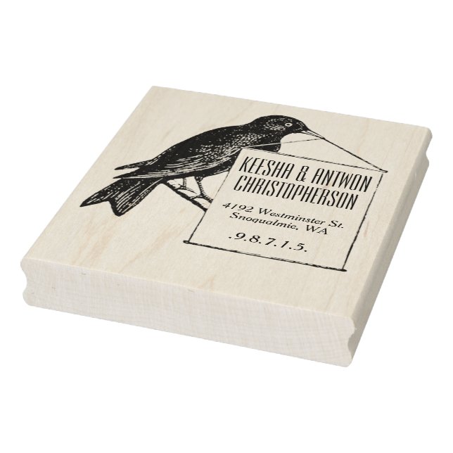 Sello de Rótulo de portación de pájaros de la canc (Sello)