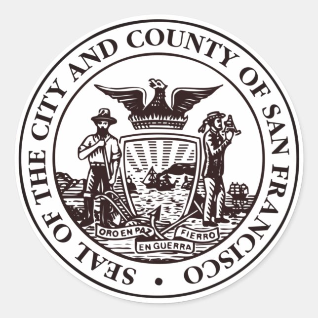 Sello de San Francisco, CA (Anverso)