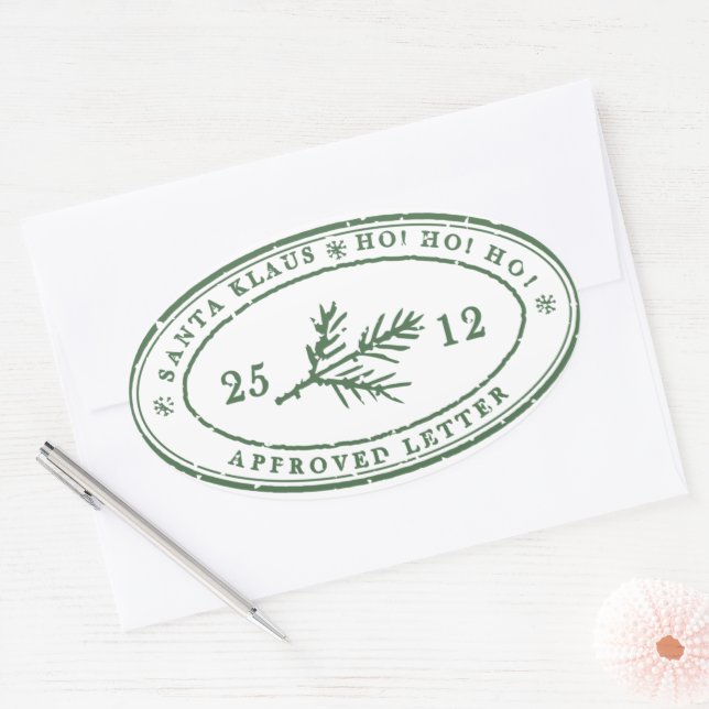 Sello de sello de reposo de la letra Santa de los  (Sobre)