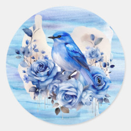 Sello de sobre de etiqueta redonda 