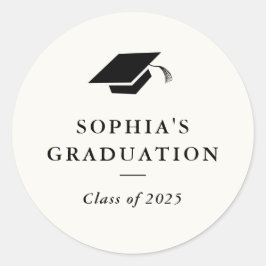 Sello de Sobre de Graduación Clásico Simple