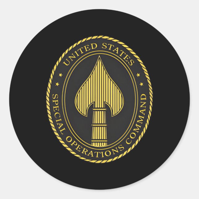 Sello De Socom De Las Fuerzas Especiales De Ee.Uu. (Anverso)