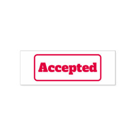 Sello de tinta comercial aceptado en papel de Offi