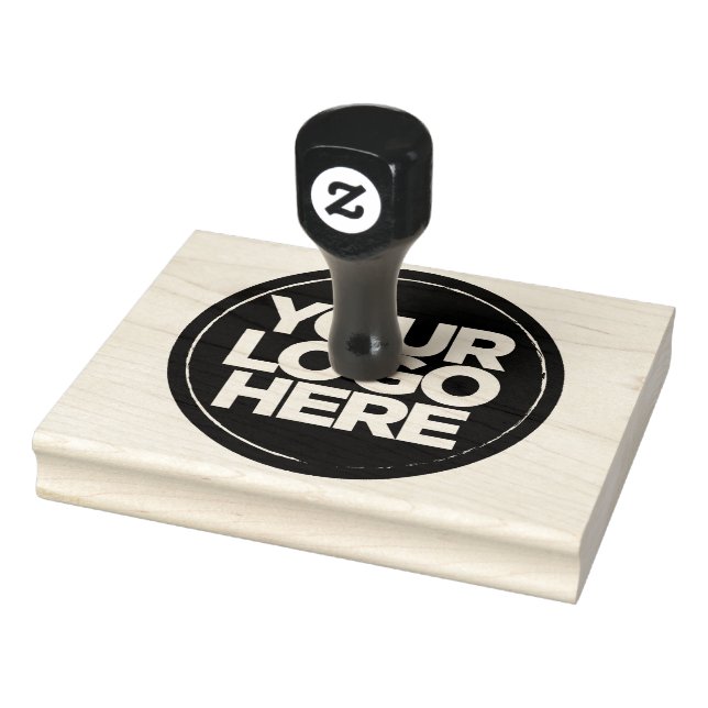 Sello de tinta de goma grande y negrita (Sello)