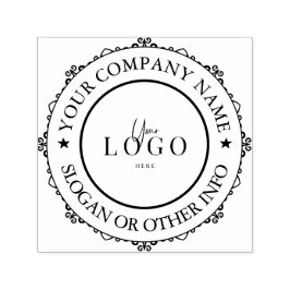 Sello de tinta personalizado con logotipo de su e