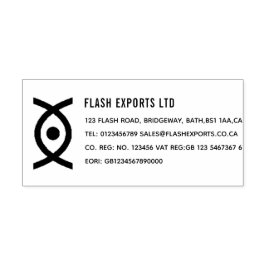 Sello de tinta personalizado para empresa