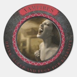 Sello de vampiro - Pegatina sobrenatural