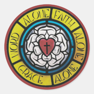 Sello de vidrio manchado Luther