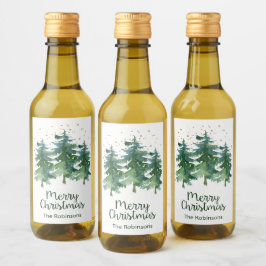 Sello de vino de Navidad para la mora de los bosqu