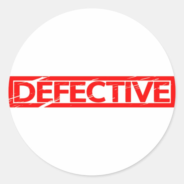 Sello defectuoso (Anverso)