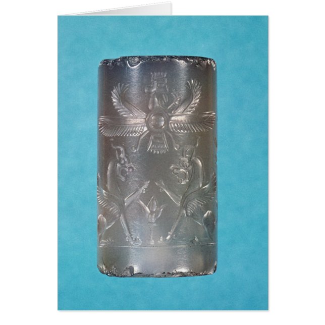 Sello del cilindro del Achaemenid (Frente)