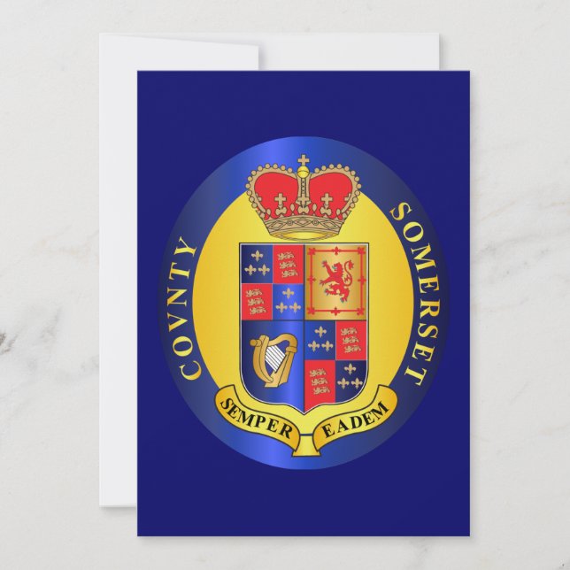 Sello del condado de Somerset (Anverso)