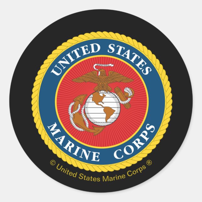 Sello del Cuerpo de Marines - Plano (Anverso)