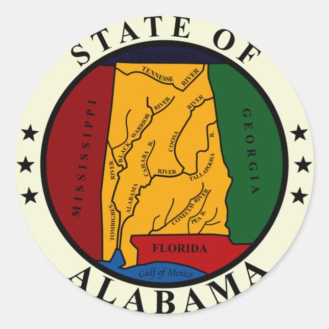 Sello del estado de Alabama (Anverso)
