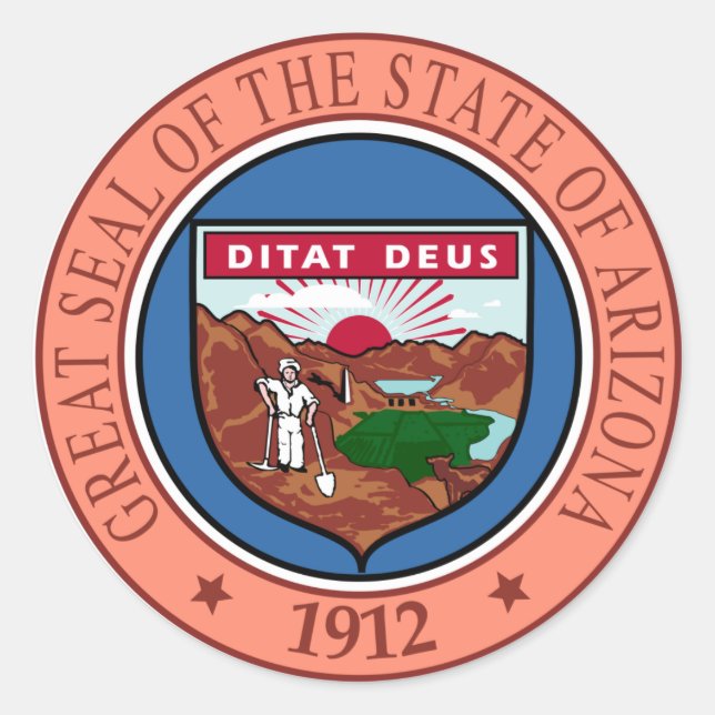 Sello del estado de Arizona (Anverso)