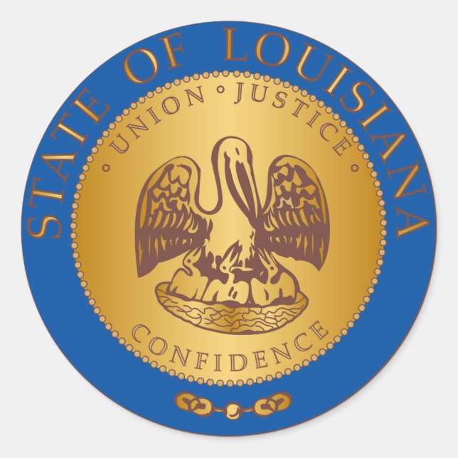 Sello del estado de Louisiana (Anverso)