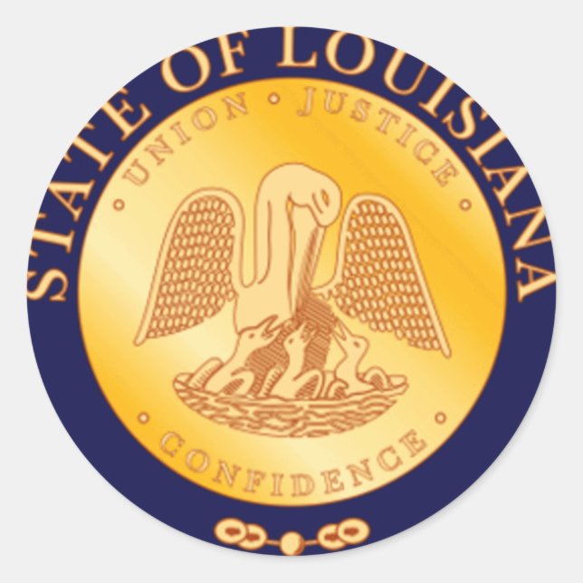 Sello del estado de Louisiana (Anverso)