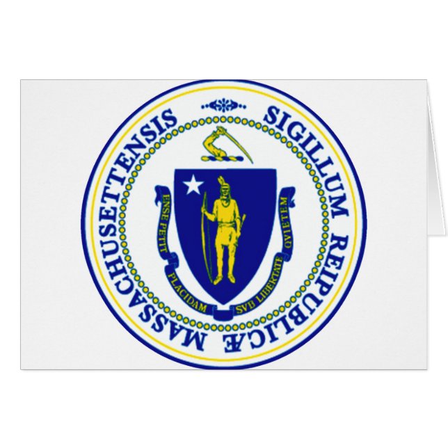 Sello del estado de Massachusetts (Anverso (Horizontal))